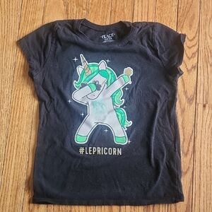 The Children's Place Black Unicorn Kids T-Shirt